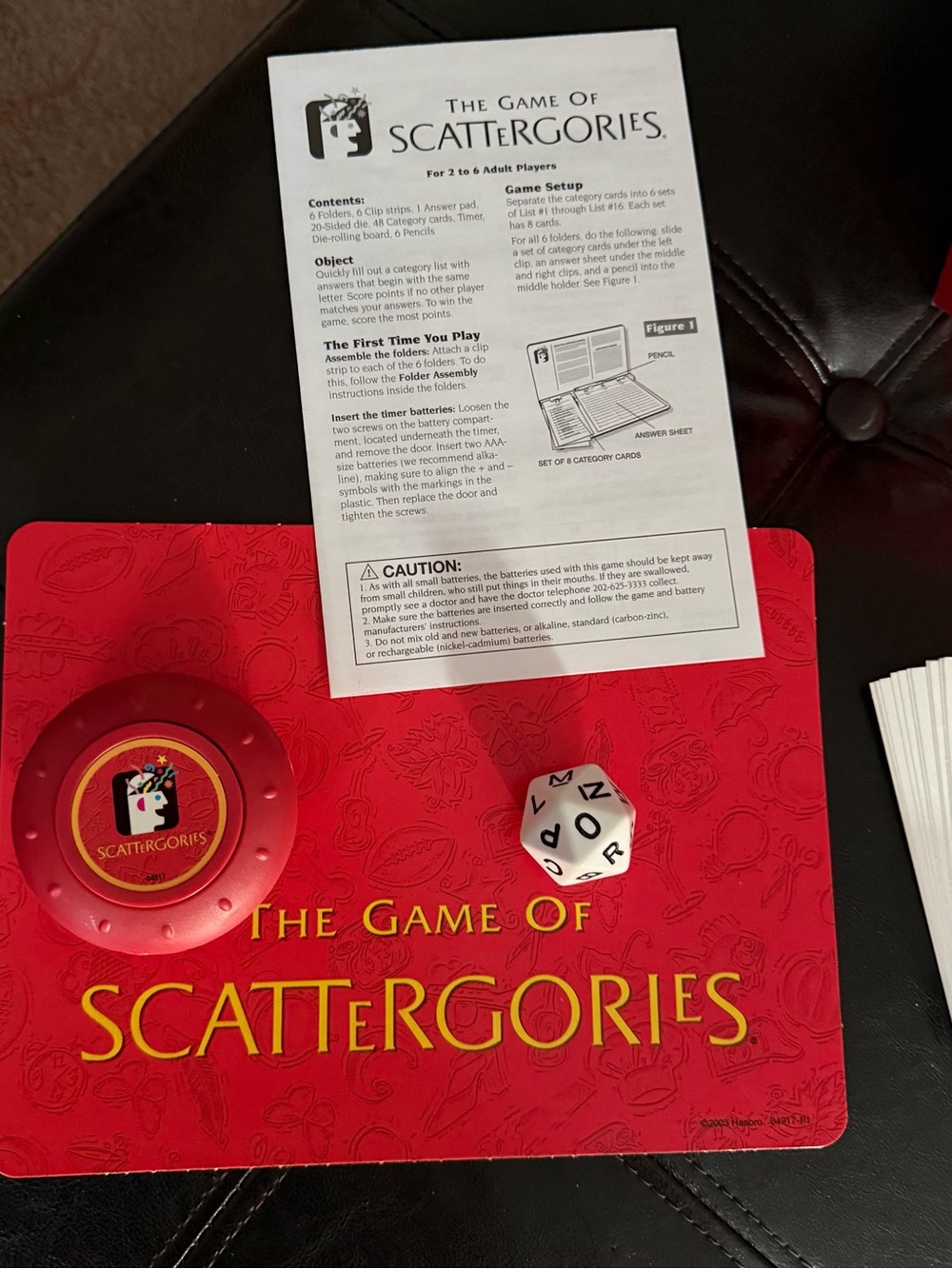 Scattergories Game Box - Bright Red - Picture 8 of 13